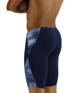TYR StarHex Durafast Elite Blade Swim Jammer - Blue Ice -Swimming Equipment Store StarHexDurafastEliteBladeJammer BlueIce 4