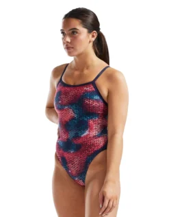 TYR StarHex Durafast Elite Diamondfit Swimsuit - Red/Multi -Swimming Equipment Store StarHexDurafastEliteDiamondfitSwimsuit RedMulti 7