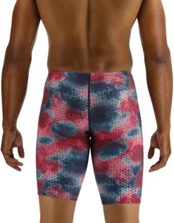 TYR StarHex Durafast Elite Solid Swim Jammer - Red/Multi -Swimming Equipment Store StarHexDurafastEliteSolidJammer RedMulti 7