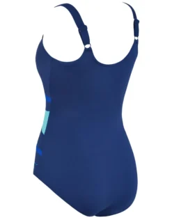 Zoggs Sumatra Adjustable Scoopback Swimsuit - Navy/Blue -Swimming Equipment Store SumatraAdjustableScoopbackSwimsuit NavyBlue 6