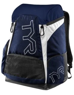 TYR Alliance 45L Backpack -Swimming Equipment Store TYRAlliance45LBackpack Navy White