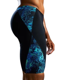 TYR Diploria Durafast Lite Blade Splice Swim Jammer - Blue/Green -Swimming Equipment Store TYRDiploriaDurafastLiteBladeSpliceSwimJammer BlueGreen 7