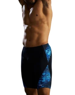 TYR Diploria Durafast Lite Blade Splice Swim Jammer - Blue/Green -Swimming Equipment Store TYRDiploriaDurafastLiteBladeSpliceSwimJammer BlueGreen 8