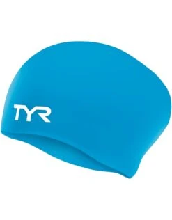 TYR Long Hair Wrinkle Free Silicone Cap -Swimming Equipment Store TYRSiliconeCaps 3