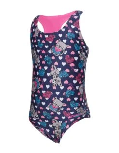 Zoggs Tots Girls Kitty Actionback Swimsuit -Swimming Equipment Store TotsGirlsKittyActionback 3