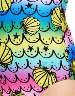 Zoggs Tots Girls Mermaids Crossback Swimsuit -Swimming Equipment Store TotsGirlsMermaidsCrossbackSwimsuit 3