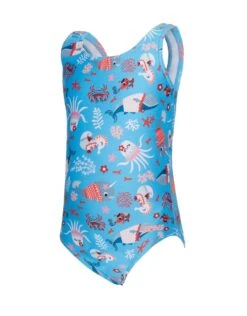 Zoggs Tots Girls Sea Disco Scoopback Swimsuit -Swimming Equipment Store TotsGirlsSeaDiscoScoopbackSwimsuit 4 1