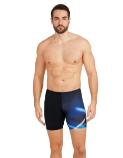 Zoggs Vector Mid Jammer - Black/Navy