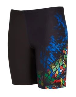 Zoggs Boys Magic Cube Mid Jammer - Black/Blue -Swimming Equipment Store Untitleddesign 7