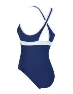 Zoggs Dakota Crossback Swimsuit - Navy/White -Swimming Equipment Store Zoggs Dakota Crossback Navy White 3