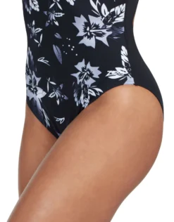 Zoggs Juliet Actionback Swimsuit - Black/White -Swimming Equipment Store Zoggs Juliet Actionback Swimsuit 1