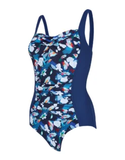 Zoggs Luxor Ruched Front Swimsuit - Navy -Swimming Equipment Store Zoggs Luxor Ruched Front Swimsuit 2