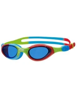 Zoggs Super Seal Junior Swim Goggle - Tinted Lens -Swimming Equipment Store Zoggs Super Seal Junior Goggles red blue tint