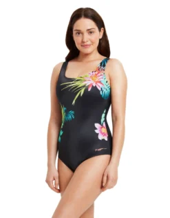 Zoggs Tropic Scoopback Swimsuit