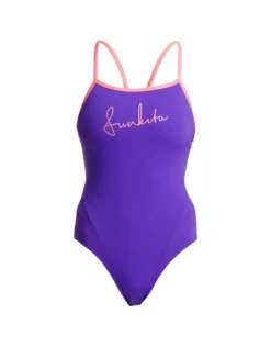 FUNKITA Purple Punch Single Strap Swimsuit -Swimming Equipment Store funkita womens purple punch single strap 1