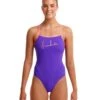 FUNKITA Purple Punch Single Strap Swimsuit