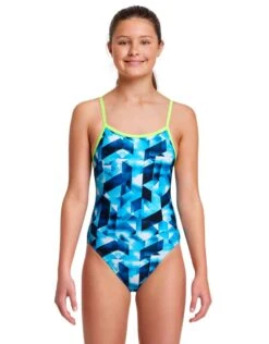 FUNKITA Girls Hidden Depths Single Strap Swimsuit