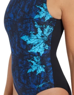 Zoggs Indigo Forest Hi Front Swimsuit -Swimming Equipment Store indigohifrontswimsuit 4