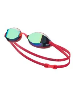 Nike Legacy Mirrored Womens Swim Goggle -Swimming Equipment Store nike legacy mirrored womens goggle red 1