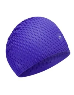 Speedo Unisex Bubble Swim Cap -Swimming Equipment Store speedo bubble cap purple